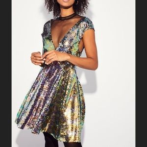 Free People Dance til dawn dress, mermaid combo